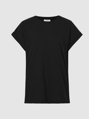 Cotton-jersey T-shirt Black | Womens
