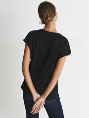 Cotton-jersey T-shirt Black | Womens