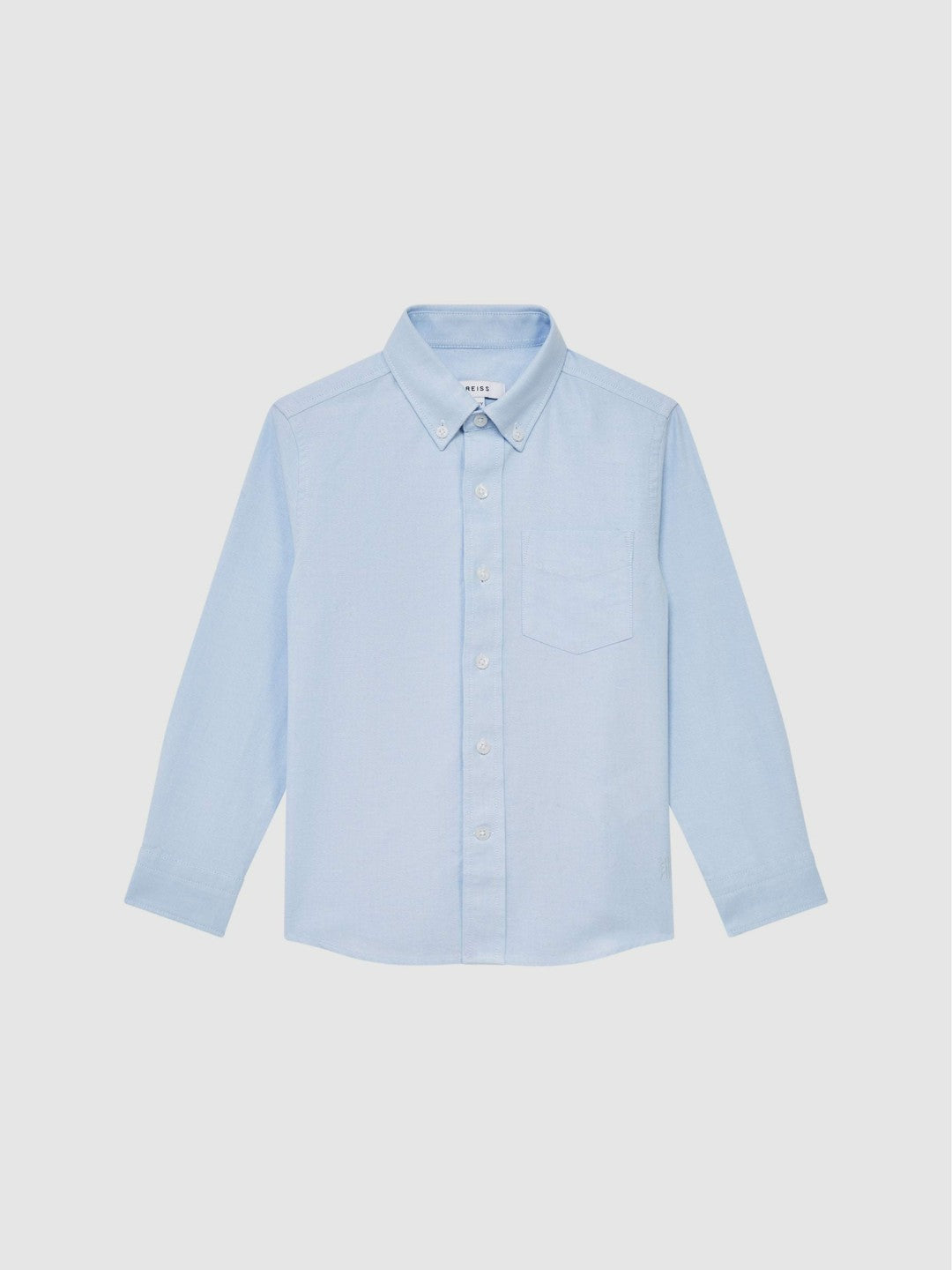 4-9 yrs Button Down Oxford Shirt Soft Blue | Children