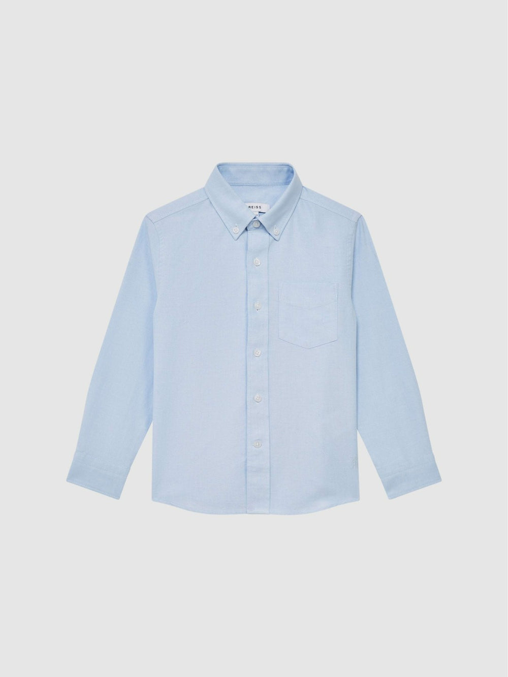 4-9 yrs Button Down Oxford Shirt Soft Blue | Children