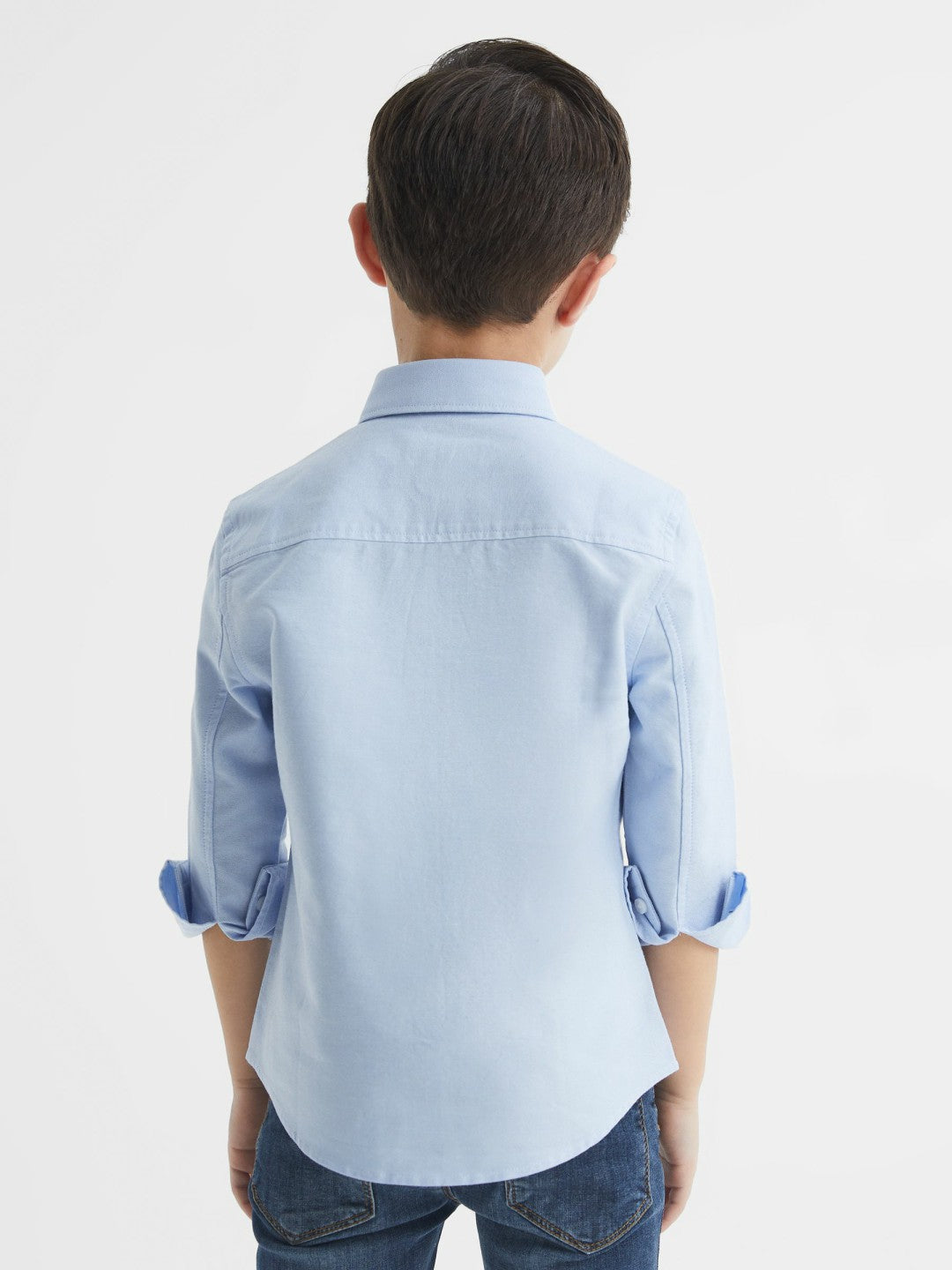 4-9 yrs Button Down Oxford Shirt Soft Blue | Children