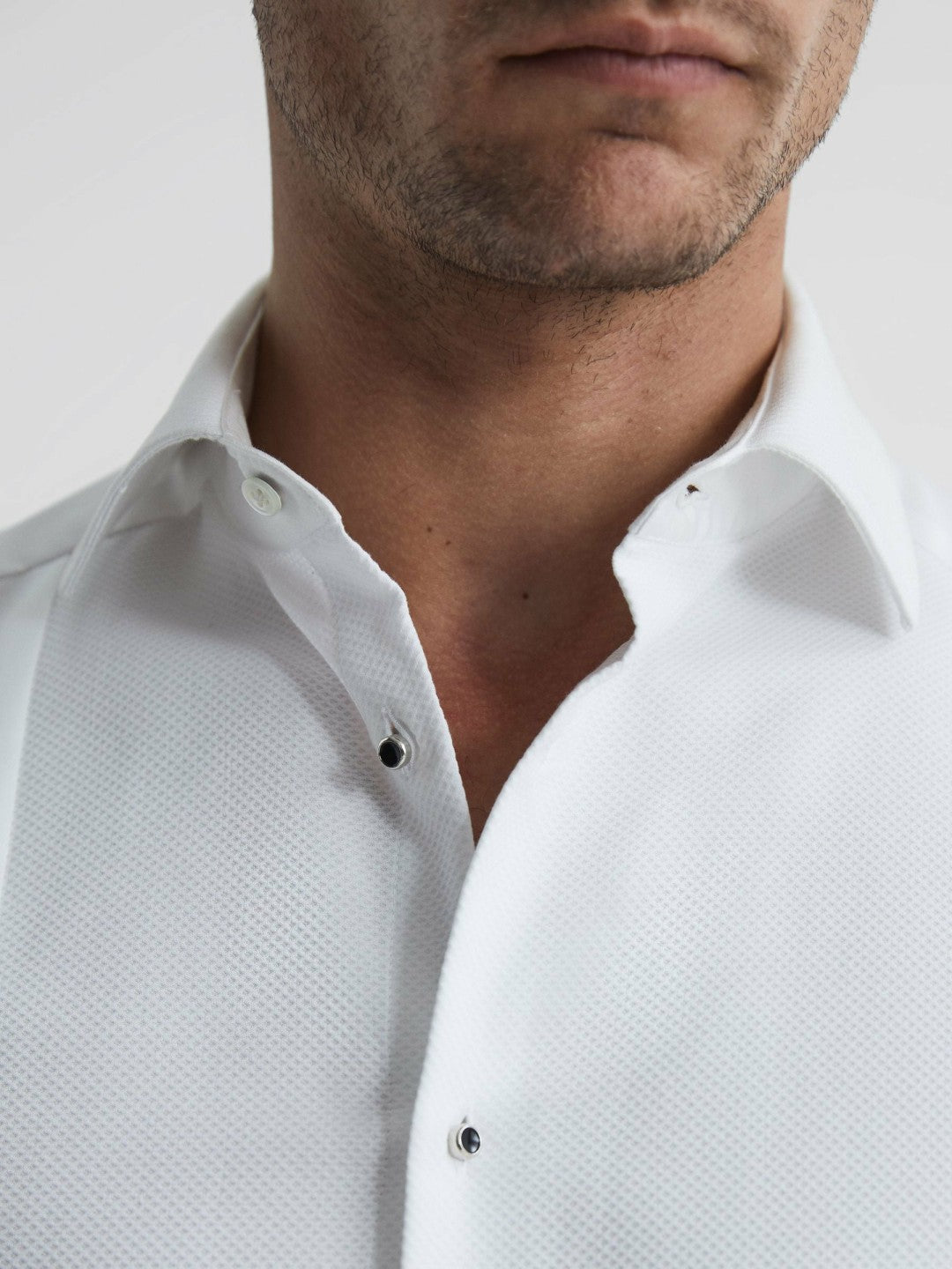 Slim Fit Dinner Shirt White | Mens