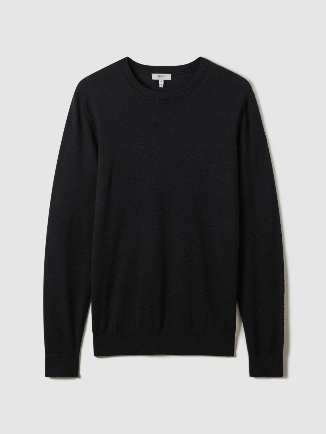 Merino Wool Crew Neck Jumper Navy | Mens