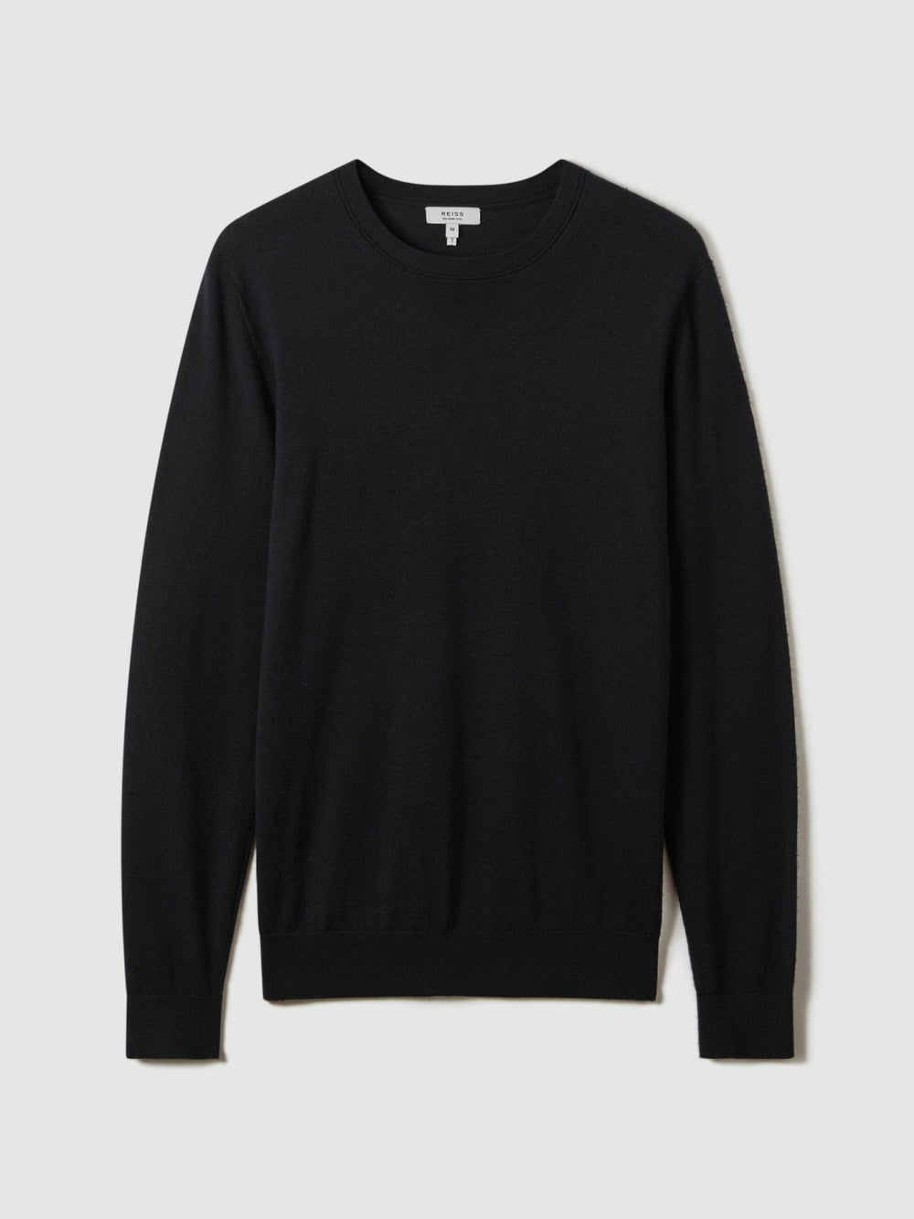 Merino Wool Crew Neck Jumper Navy | Mens