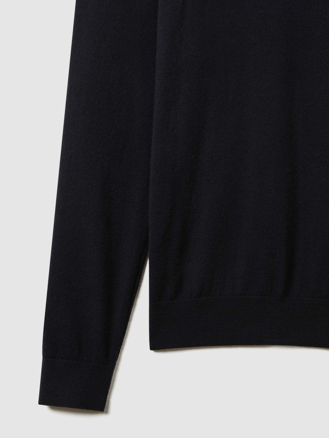 Merino Wool Crew Neck Jumper Navy | Mens