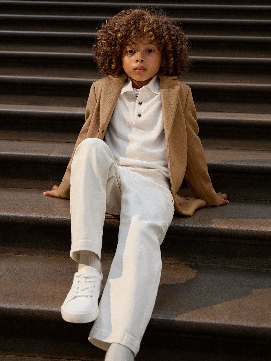 9-14 yrs Slim Fit Casual Chinos White | Children
