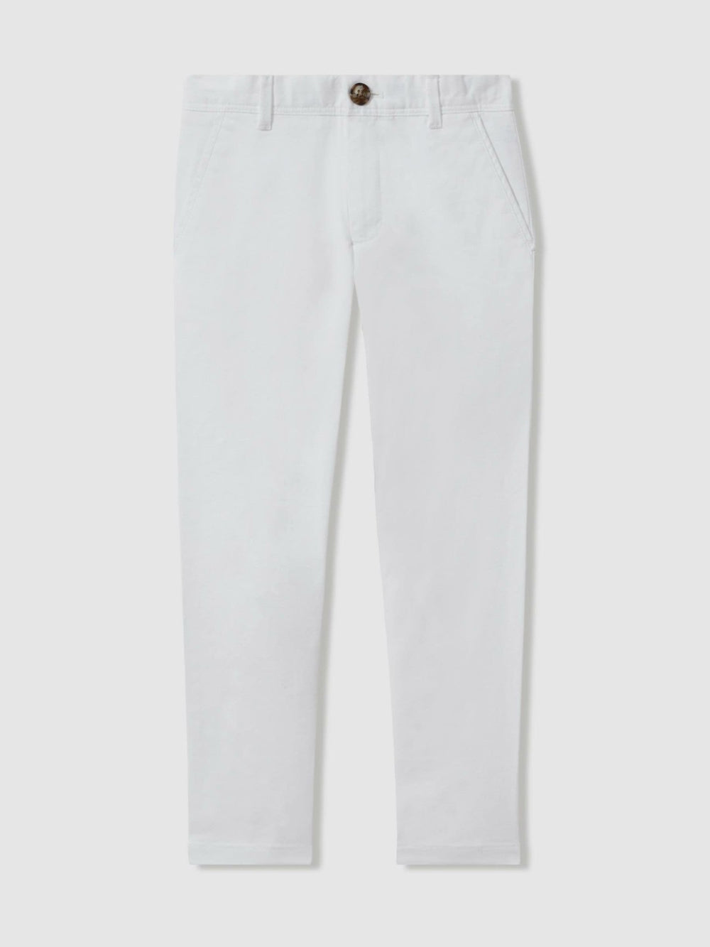 9-14 yrs Slim Fit Casual Chinos White | Children