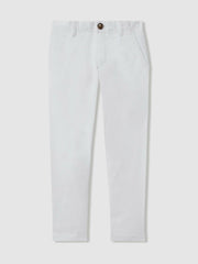 9-14 yrs Slim Fit Casual Chinos White | Children