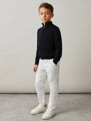 9-14 yrs Slim Fit Casual Chinos White | Children