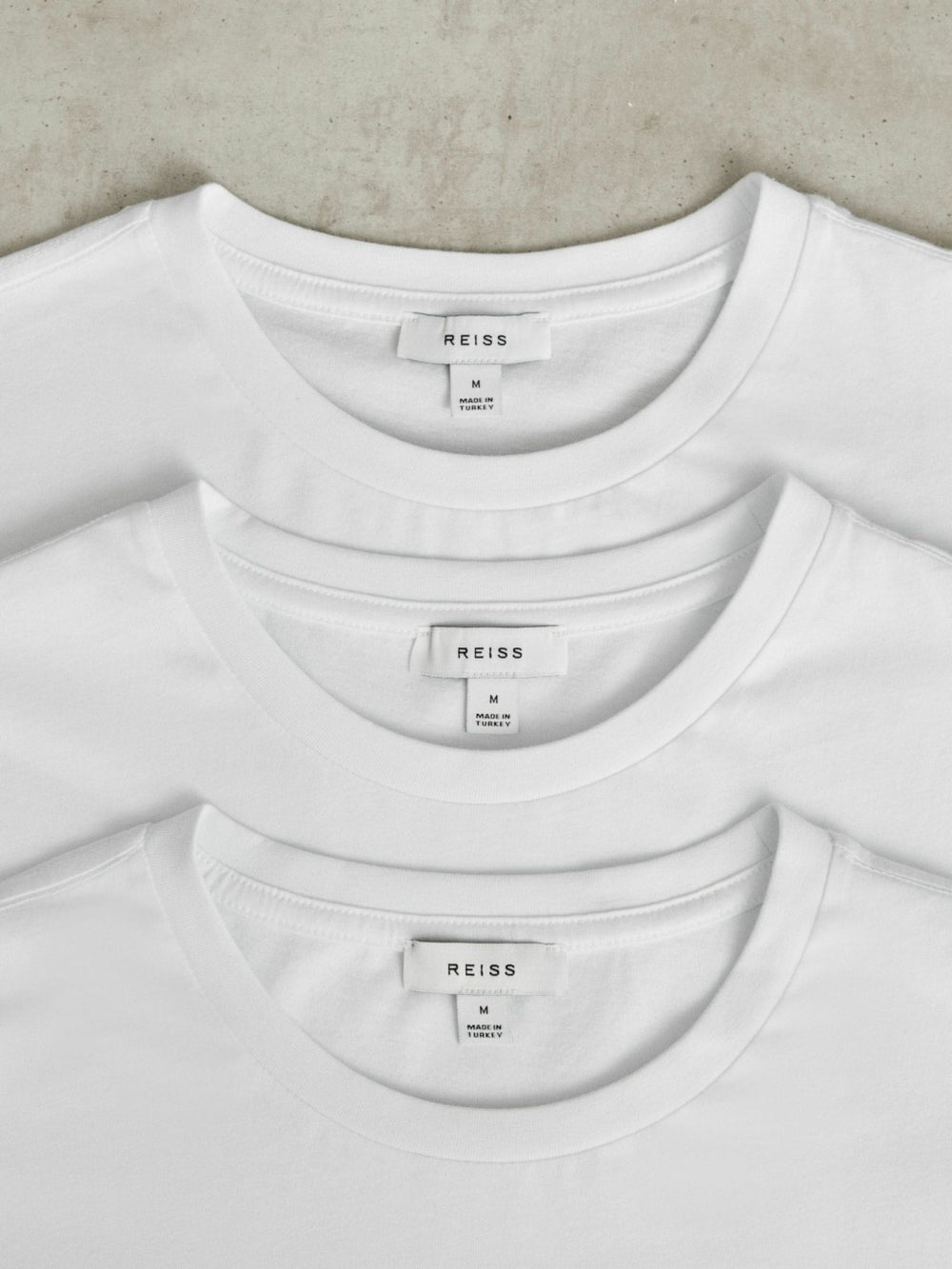 Cotton-Jersey Crew-Neck T-shirts 3 Pack White | Mens
