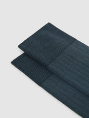 Ribbed Socks Airforce Blue | Mens