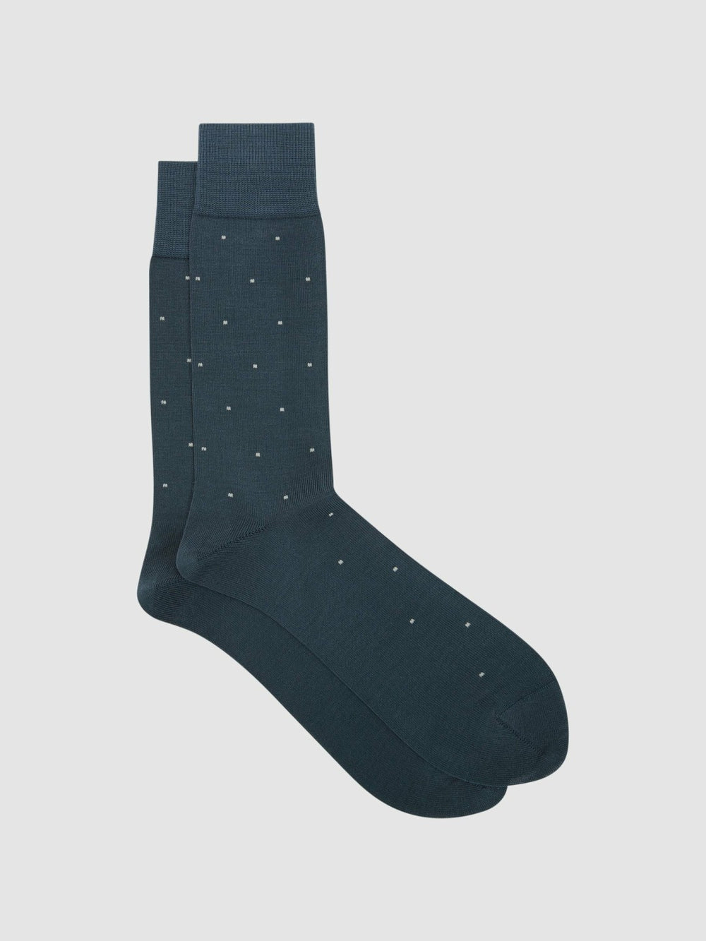Polka Dot Socks Airforce Blue | Mens