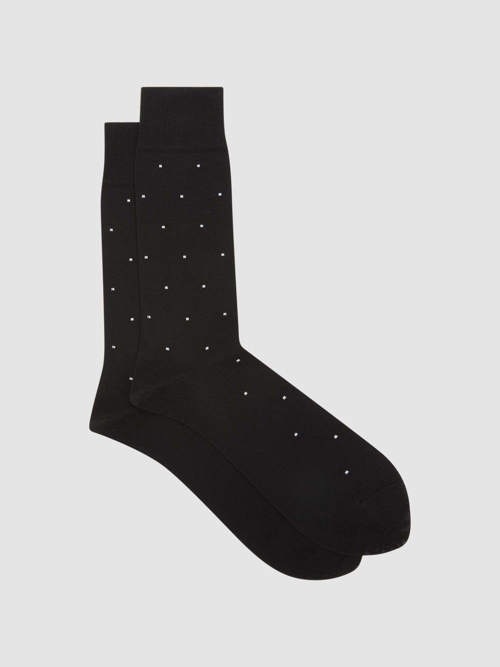 Polka Dot Socks Black | Mens