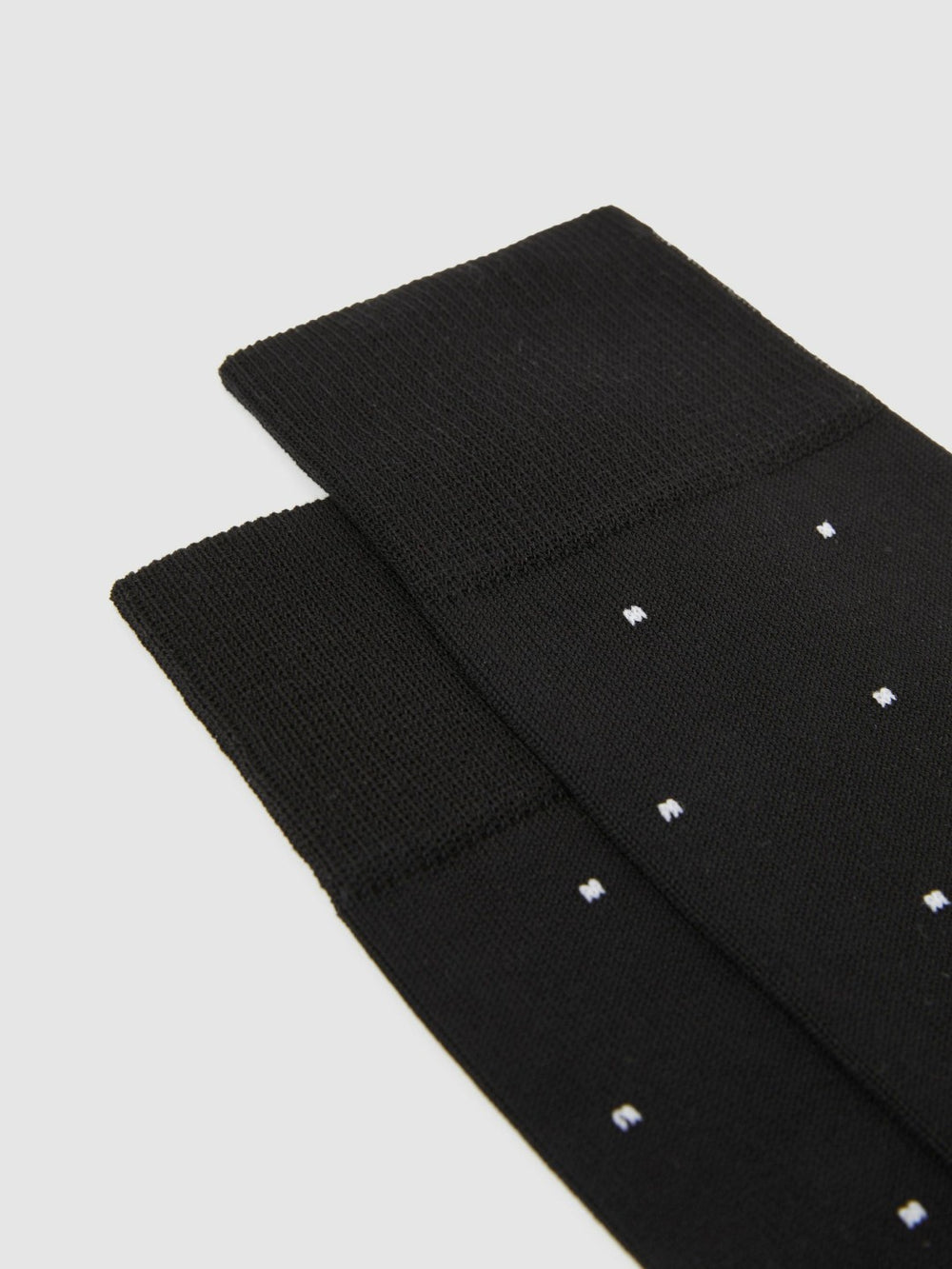Polka Dot Socks Black | Mens