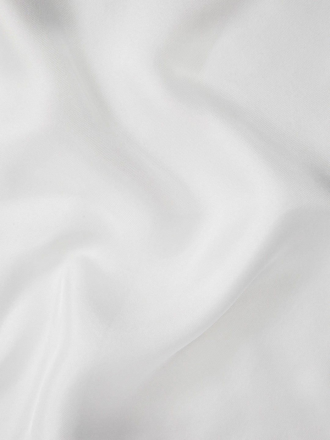 Plain Silk Pocket Square White | Mens