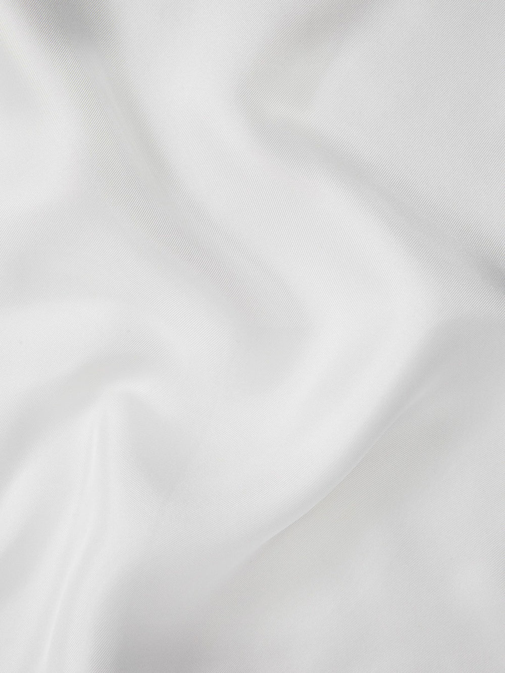 Plain Silk Pocket Square White | Mens
