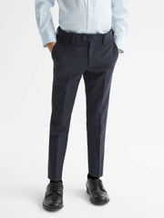 4-9 yrs Wool-Blend Suit Trousers Navy | Children