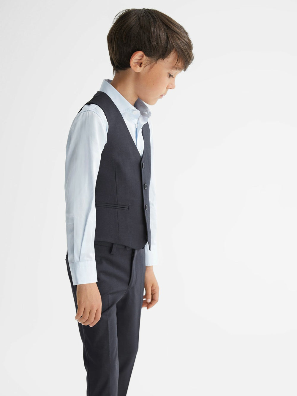 4-9 yrs Modern Fit Waistcoat Navy | Children