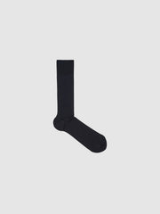 Ribbed Socks Navy | Mens