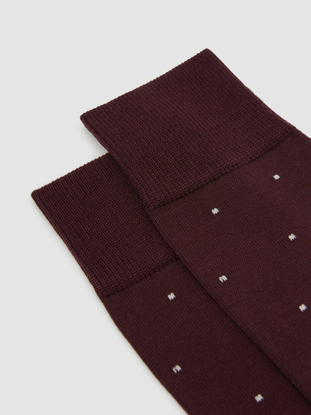 Polka Dot Socks Bordeaux | Mens