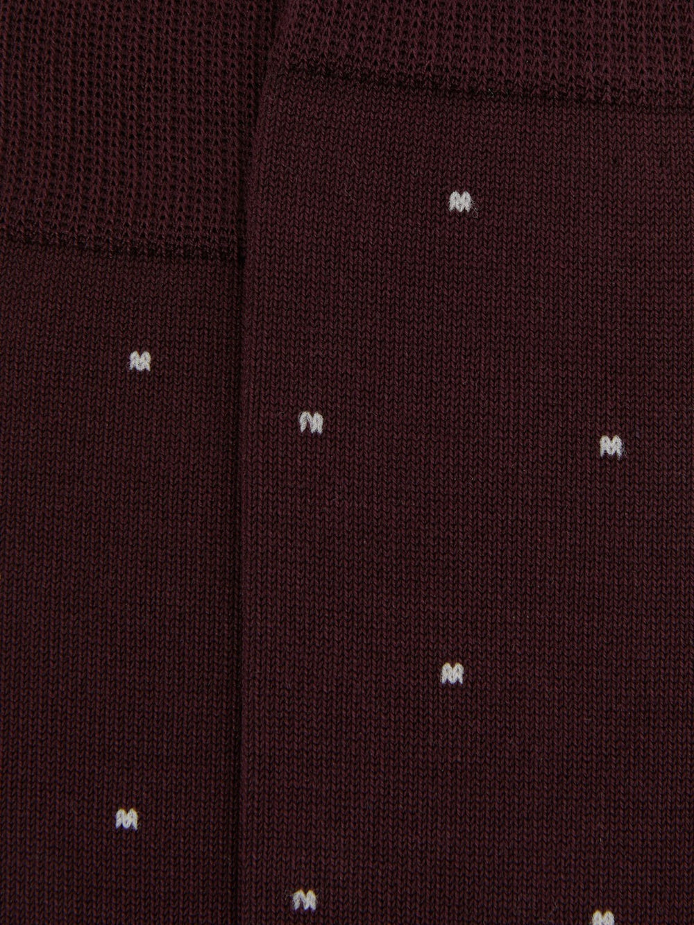 Polka Dot Socks Bordeaux | Mens