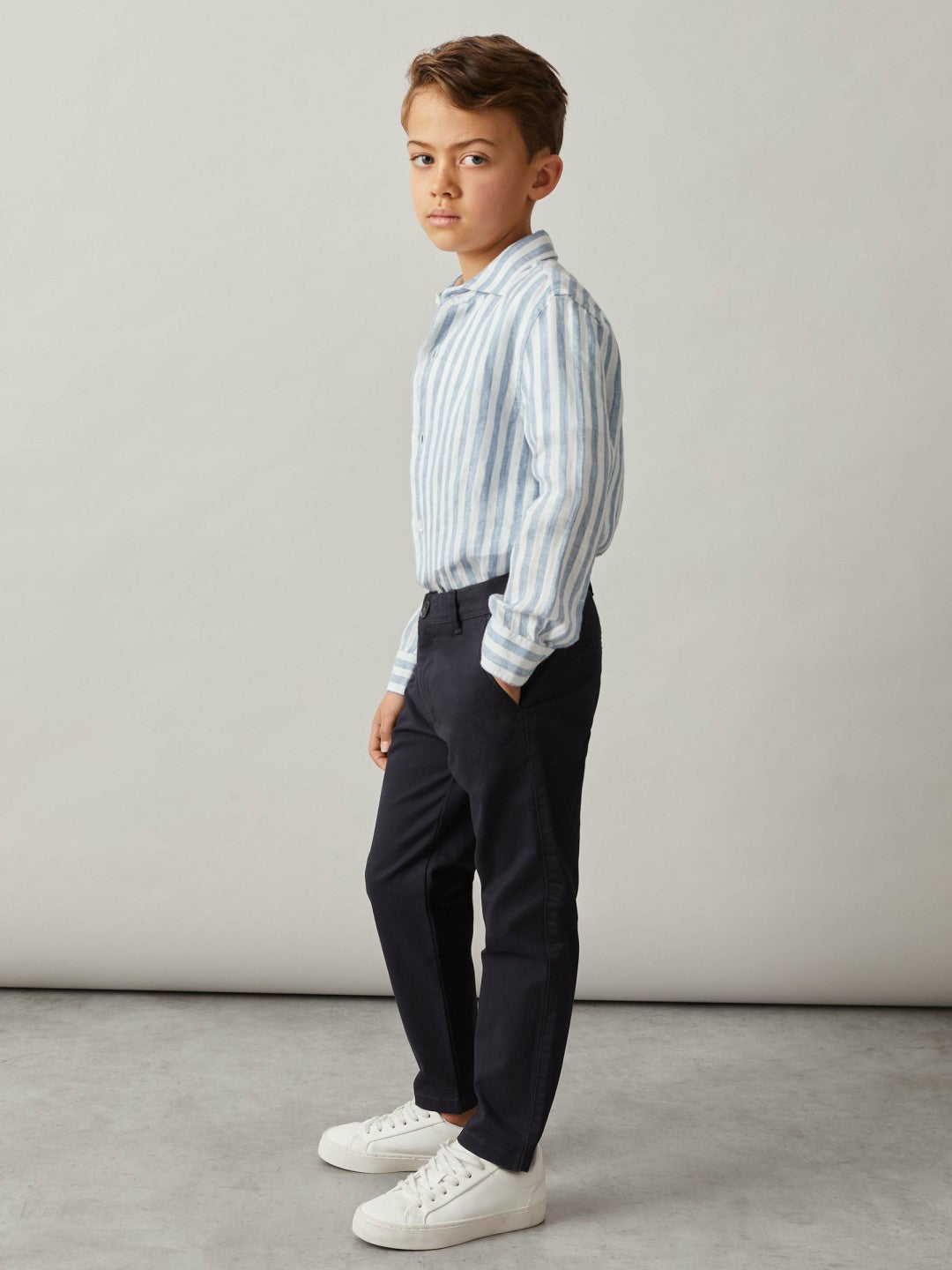 3-9 yrs Slim Fit Casual Chinos Navy | Children