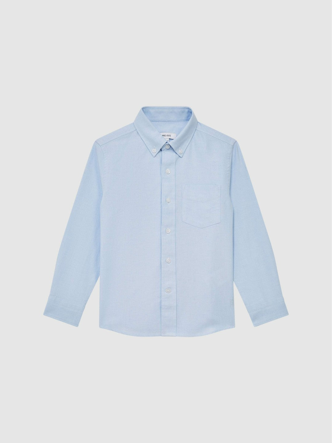 3-9 yrs Button Down Oxford Shirt Soft Blue | Children