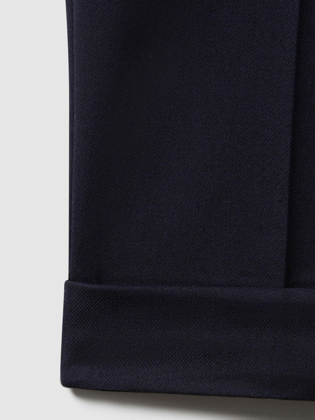 Relaxed-Fit Pleated Tapered Trousers Navy | Mens