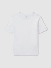 9-13 yrs Crew Neck T-Shirt White | Children