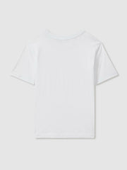 9-13 yrs Crew Neck T-Shirt White | Children