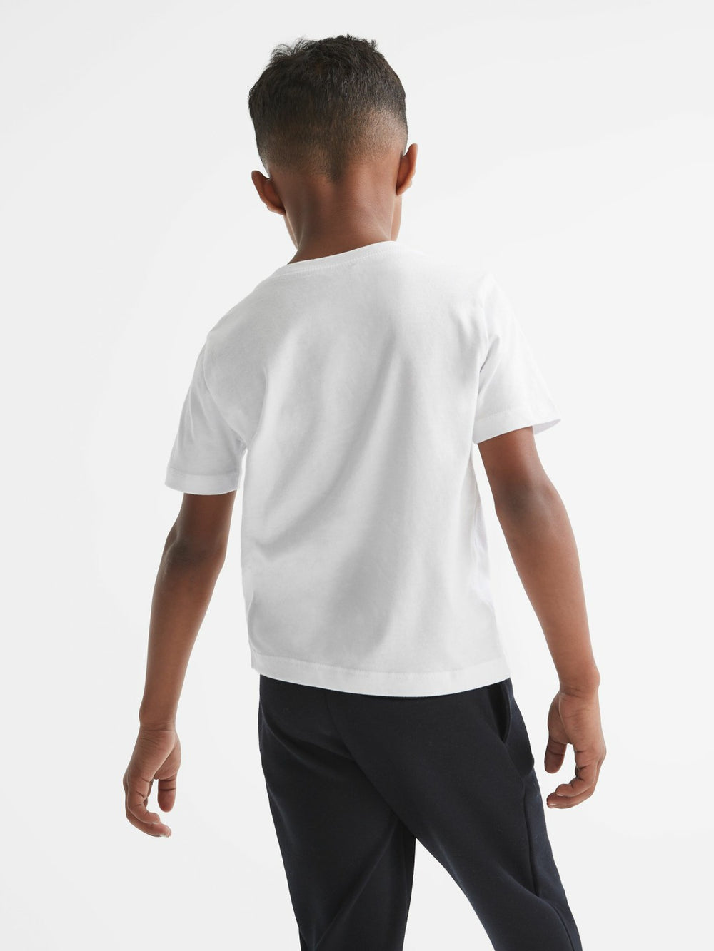 9-13 yrs Crew Neck T-Shirt White | Children