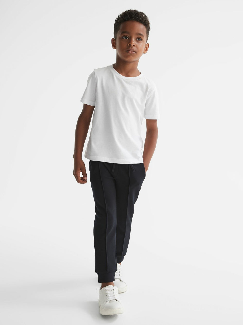 9-13 yrs Crew Neck T-Shirt White | Children