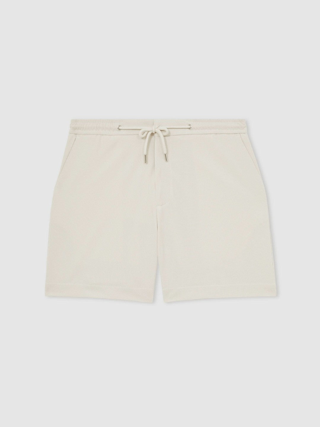 Textured Drawstring Shorts Stone | Mens