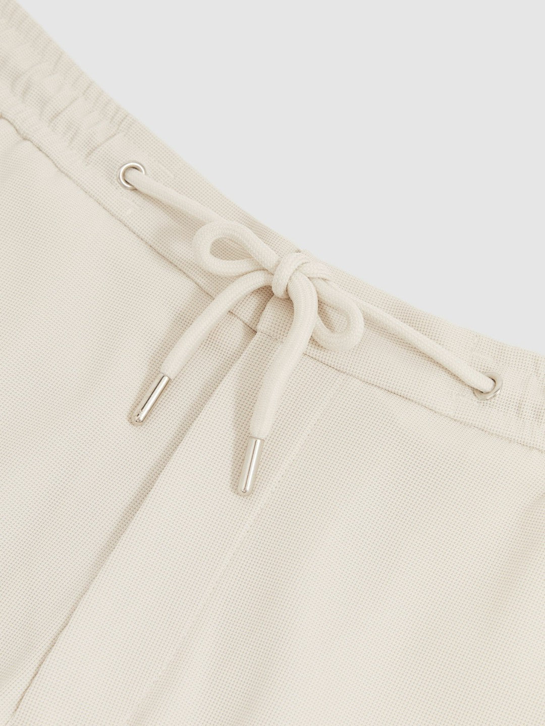 Textured Drawstring Shorts Stone | Mens
