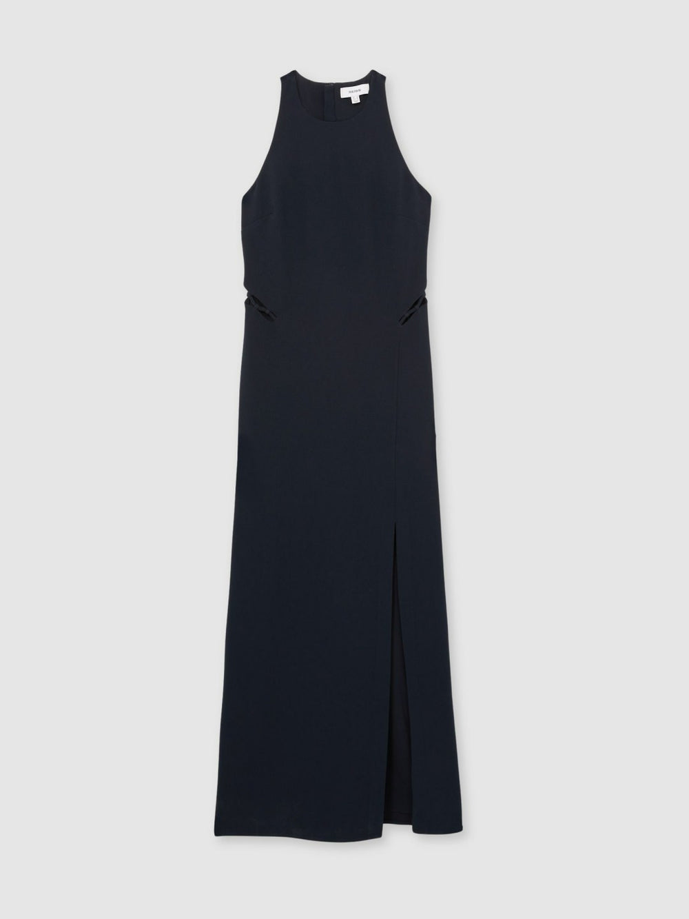 Ladder-Trim Sleeveless Maxi Dress Navy | Womens