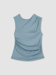 9-13 yrs Ruched Vest Top Blue | Children
