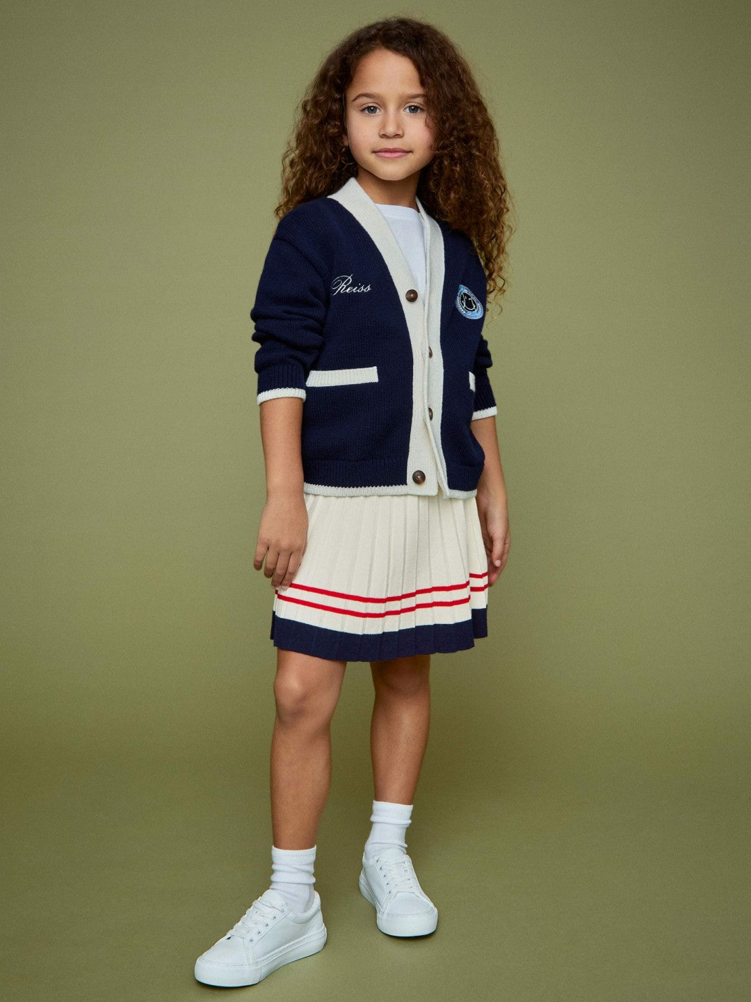 13-14 yrs SmileyWorld Tennis Skirt Off White | Children