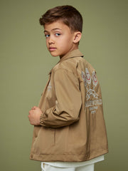 3-9 yrs SmileyWorld Harrington Jacket Stone | Children