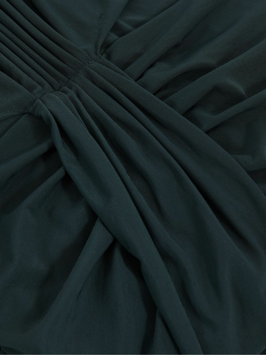 Sheer Ruched Maxi Dress Teal | Womens