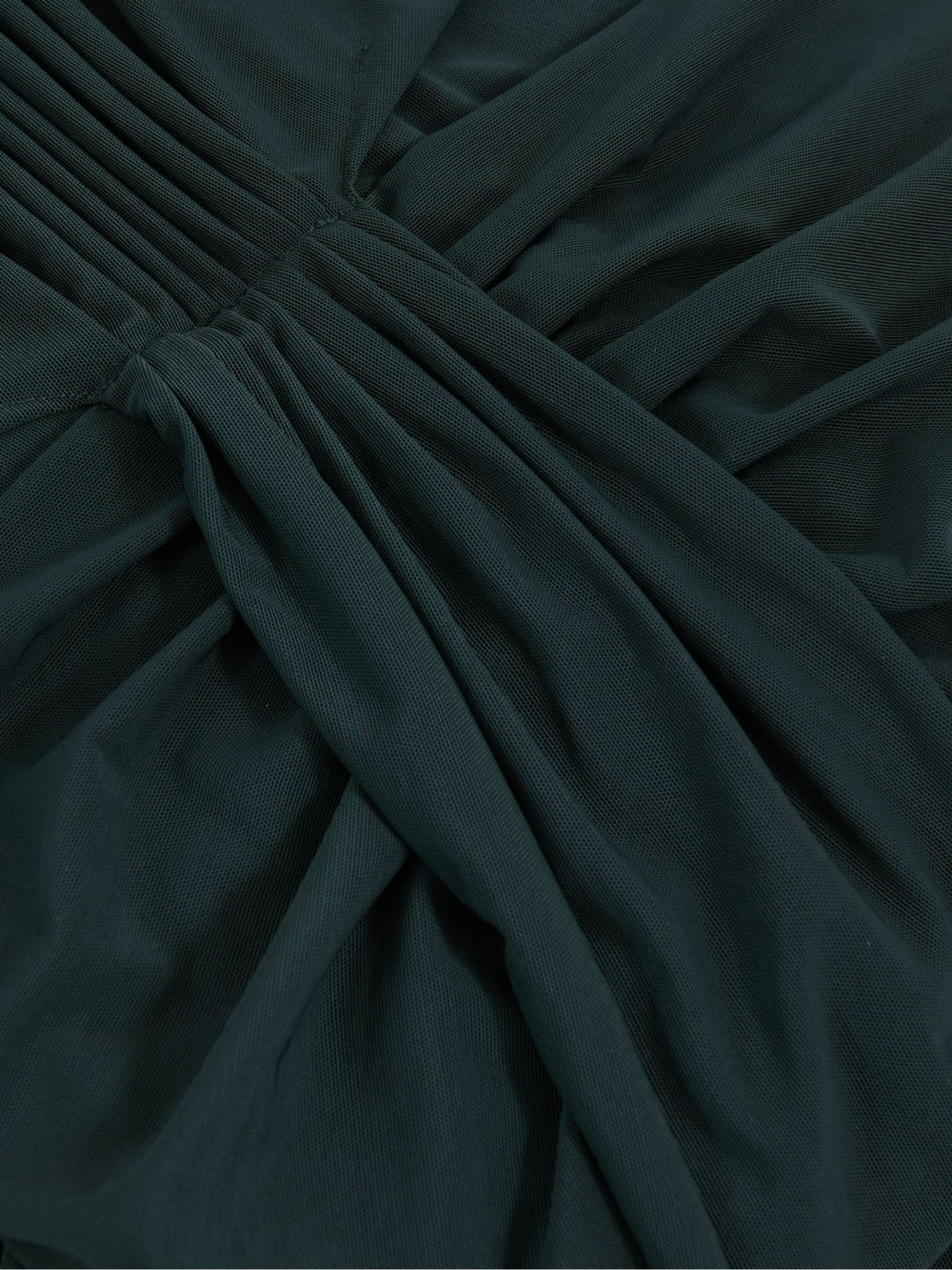 Sheer Ruched Maxi Dress Teal | Womens