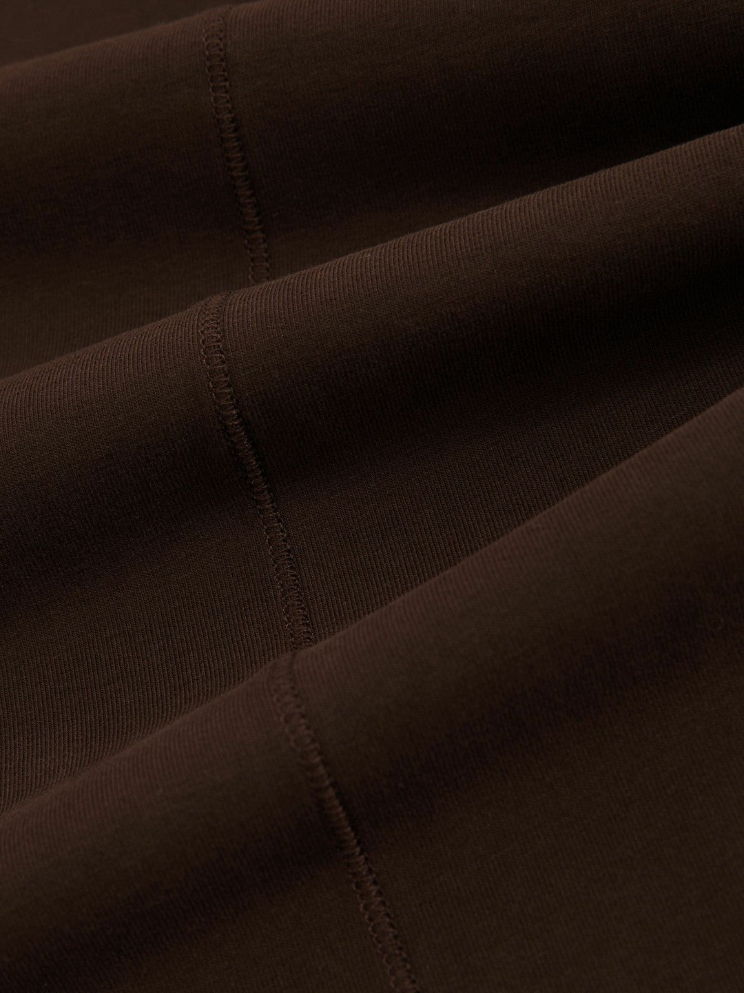 Stretch-Cotton Crew-Neck T-Shirt Chocolate Brown | Womens