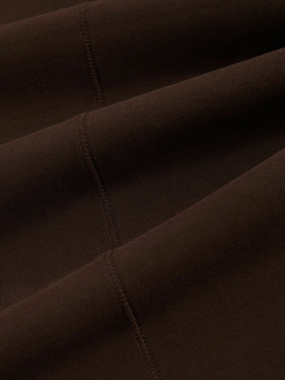 Stretch-Cotton Crew-Neck T-Shirt Chocolate Brown | Womens