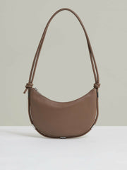 Leather Rope Strap Shoulder Bag Neutral | Womens