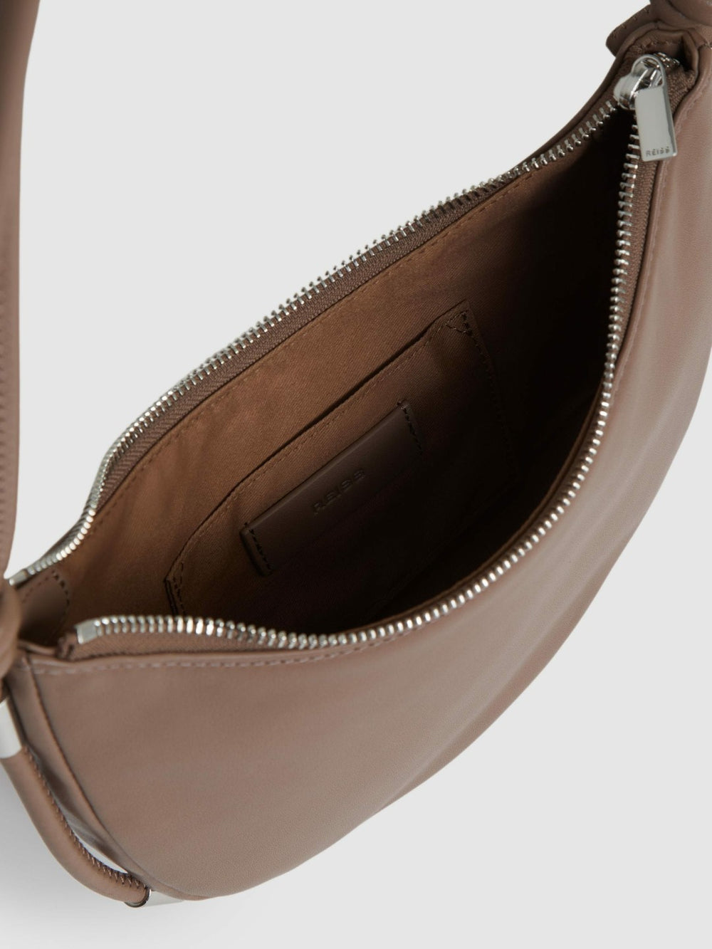 Leather Rope Strap Shoulder Bag Neutral | Womens