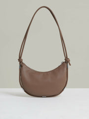 Leather Rope Strap Shoulder Bag Neutral | Womens