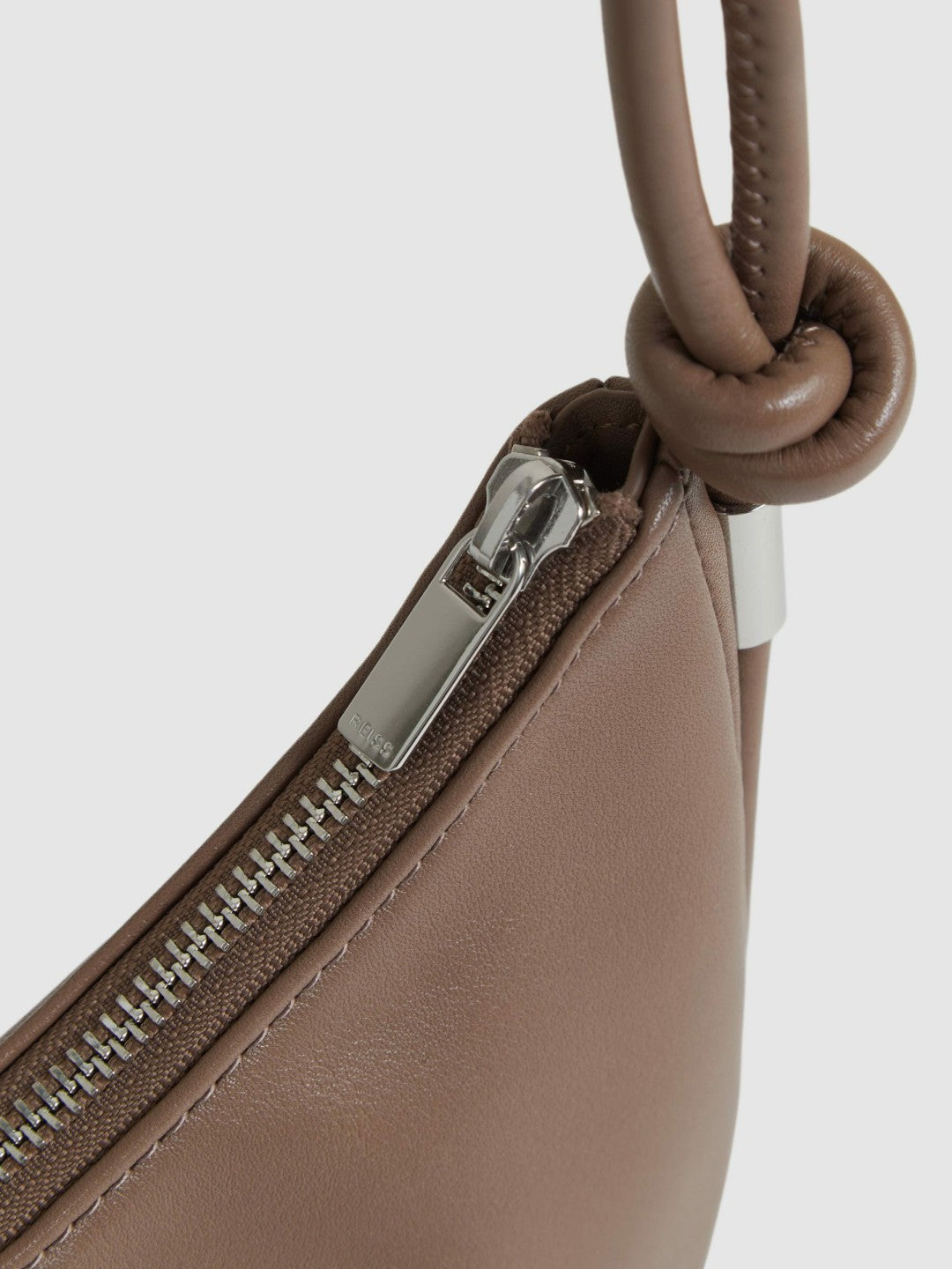 Leather Rope Strap Shoulder Bag Neutral | Womens