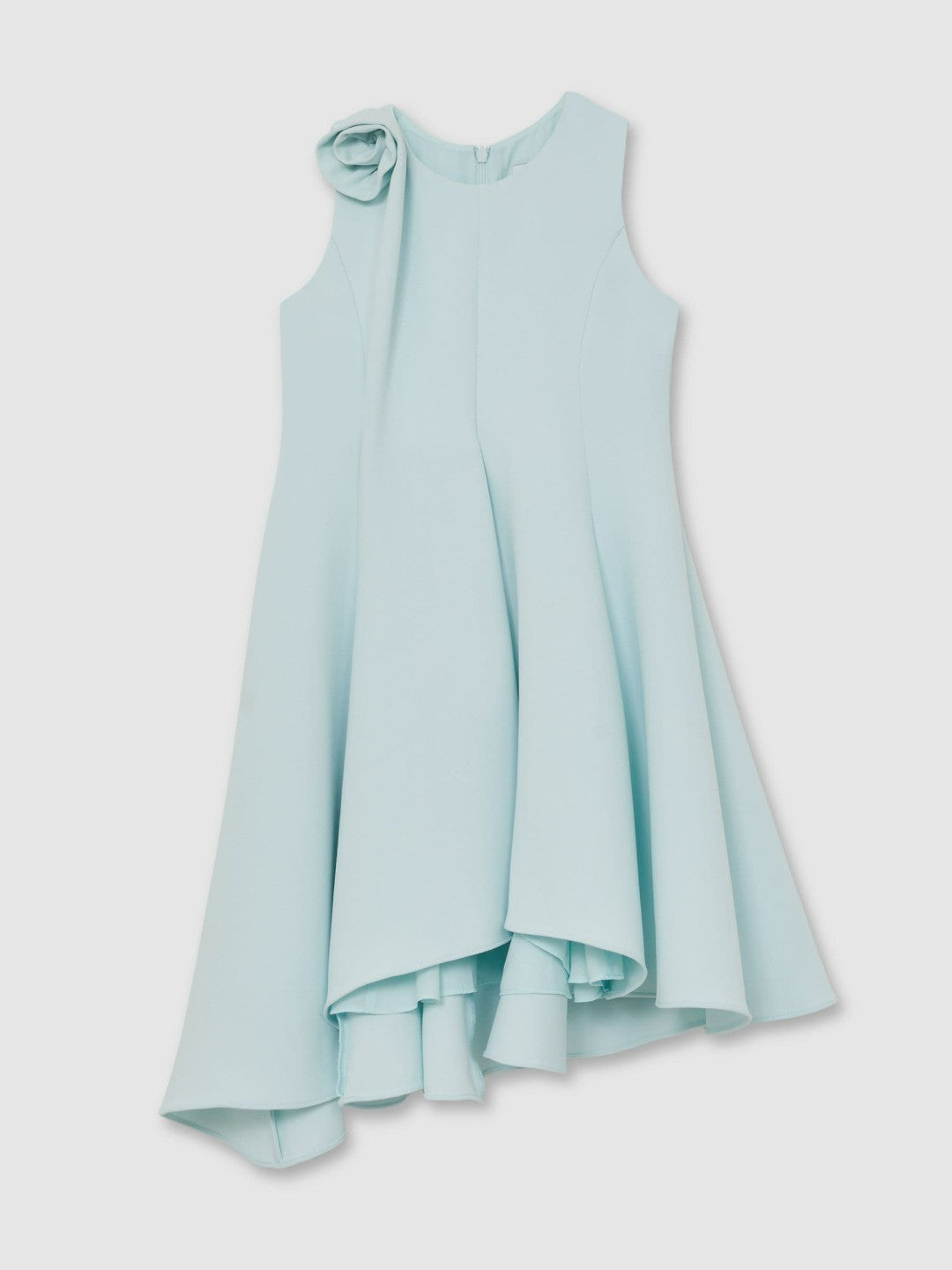 4-9 yrs Flower-Detail Fit-And-Flare Dress Blue | Children