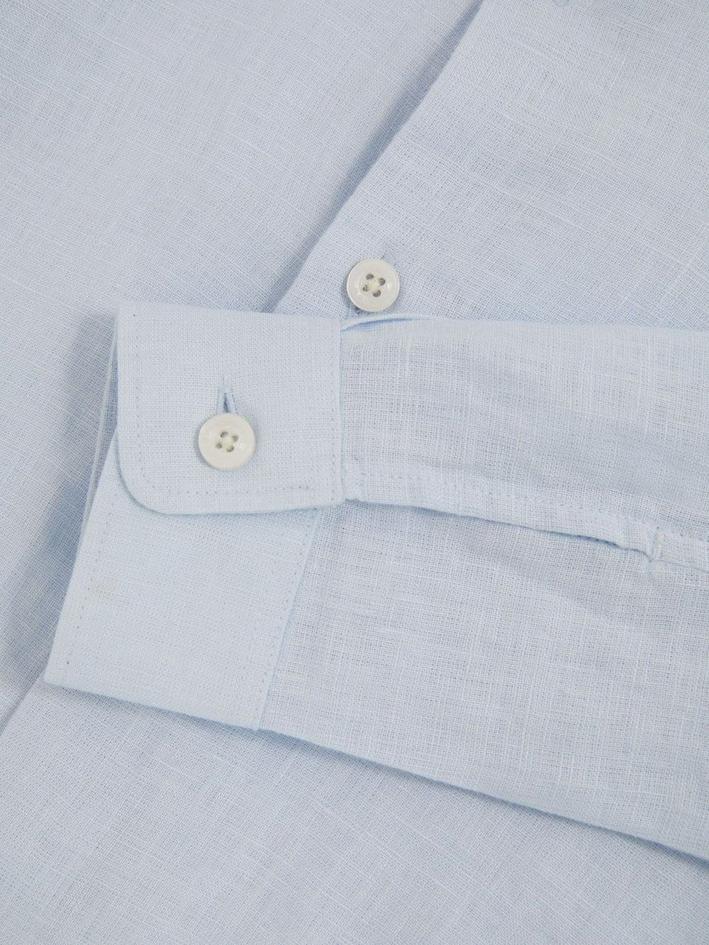 9-13 yrs Linen Cutaway Collar Shirt Pale Blue | Children