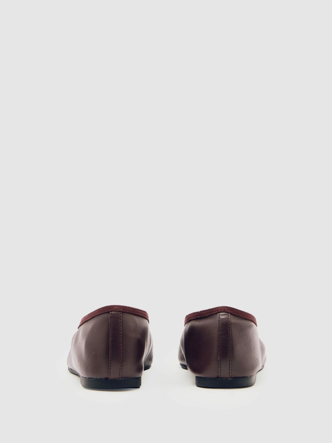 Nappa Leather Ballet Flats Oxblood | Womens
