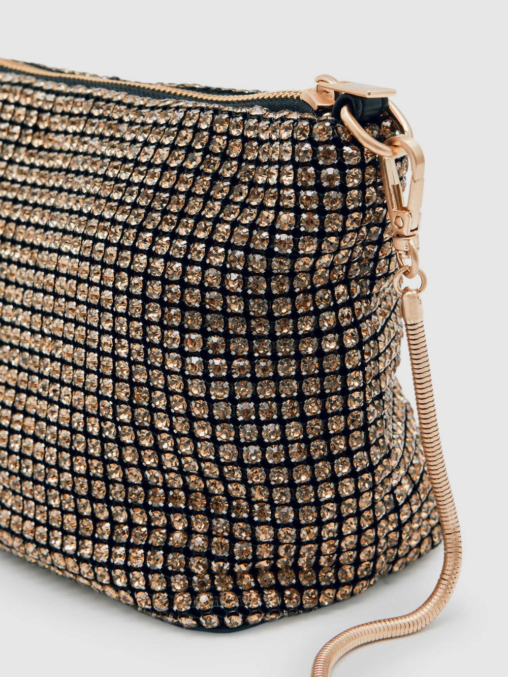 Crystal Bracelet Pouch Bag Gold | Womens
